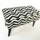 Bench ZYGZAK 60 cm pattern bench by Rossi Furniture