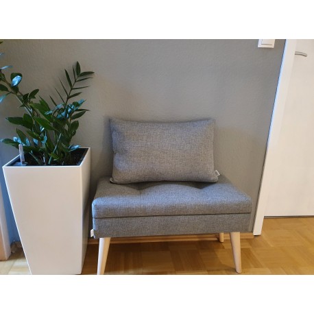 Ławka LOVARE ze schowkiem 70 cm Rossi Furniture + poduszka