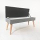Ławka LOVARE ze schowkiem 70 cm Rossi Furniture + poduszka