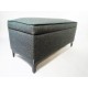 Kufer Tapicerowany MILANO 90 cm  z lamówką mady by Rossi Furniture