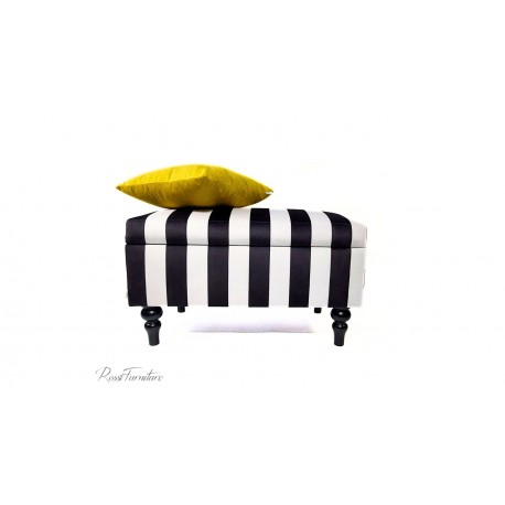 Kufer  dekoracyjna  VERONA mini  II  z kolekcji WERSAL, wykonany ręcznie, Rossi Furniture