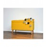 Kuferek żółty, ławka z pojemnik pod wymiar Rossi Furniture