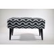 Ławka LOVARE ze schowkiem ZYGZAK ławka wzory od Rossi Furniture